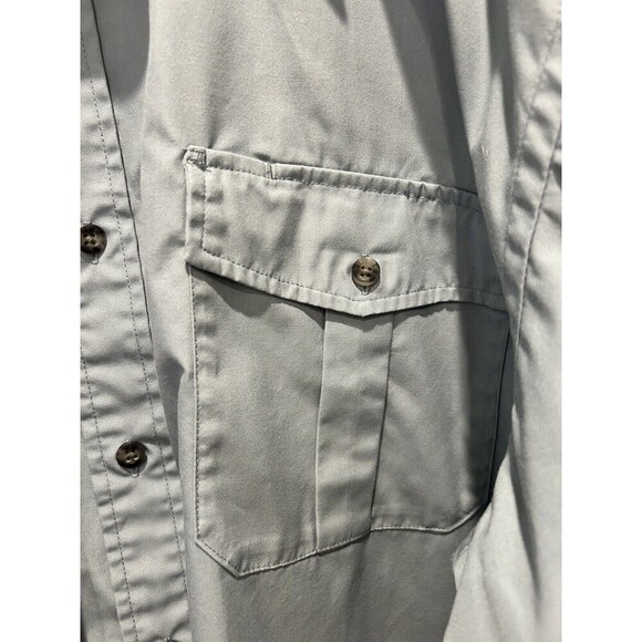 Cabela's Mens Safari Series Shirt Size 2XL Greyish Green Pockets - Picture 2 of 7